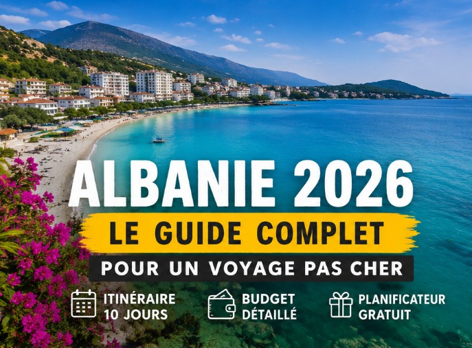 Guide voyage Albanie 2026 pas cher - itinéraire 10 jours, budget détaillé et planificateur gratuit sur la Riviera albanaise